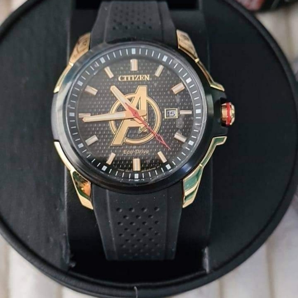 ***NEW*** Citizen Eco-Drive Marvel Avengers Black Dial Men's Watch - Picture 4 of 12